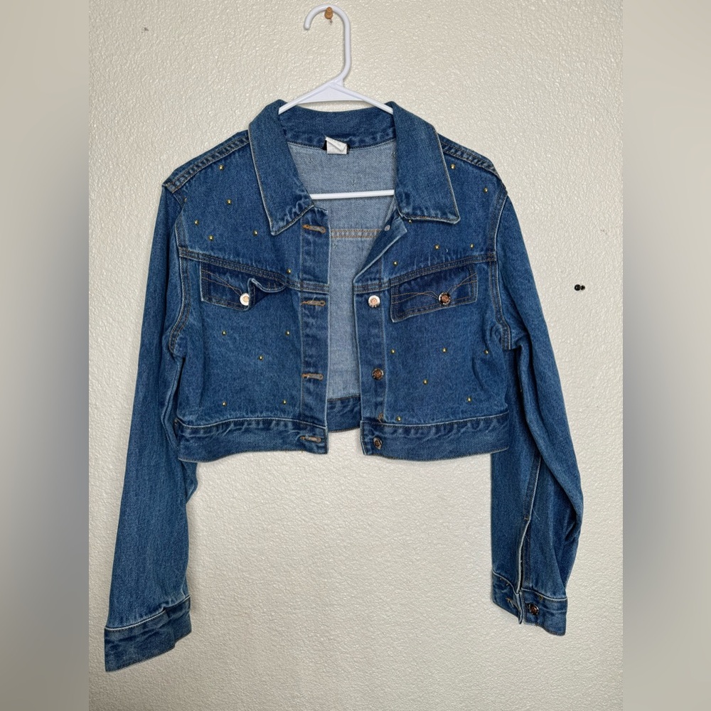 Vintage Frederick’s of Hollywood crop Jean jacket